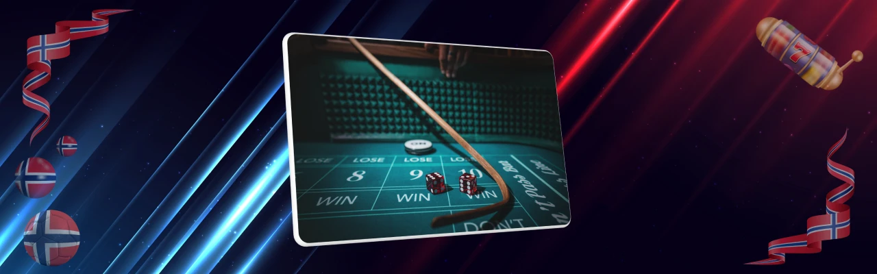 Spille craps på nett