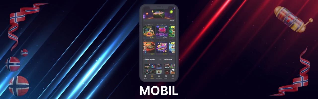 Coolbet på mobilen