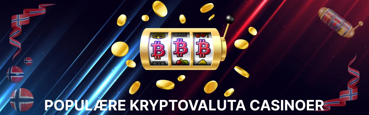 Mest populære kryptovaluta casinoer