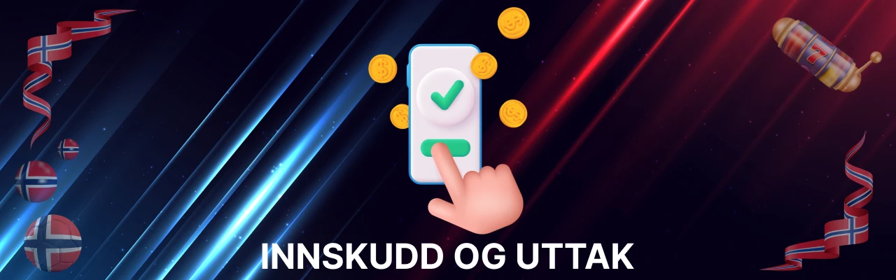 Innskudd og uttak hos rizk
