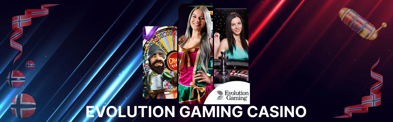 Evolution gaming casino i norge