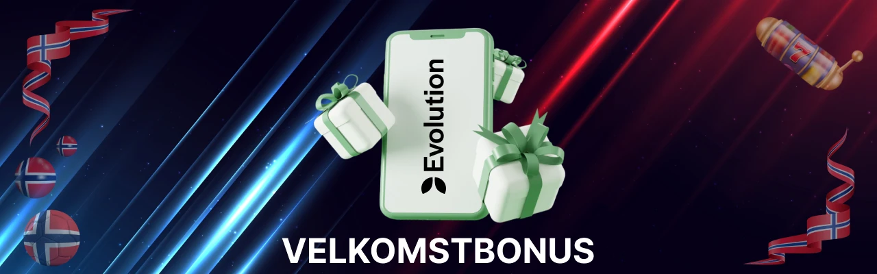 Spill hos evolution gaming med velkomstbonus