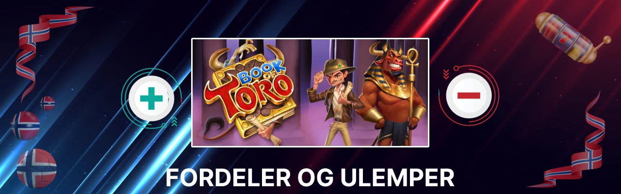 Book of toro fordeler og ulemper