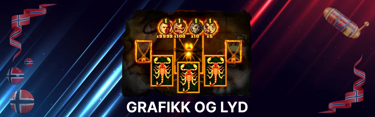 Grafikk og lyd i spilleautomaten mental