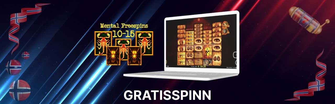 Gratisspinn i spilleautomaten mental