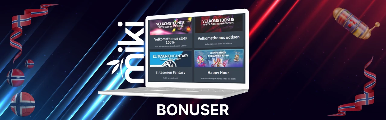 Miki casino bonuser