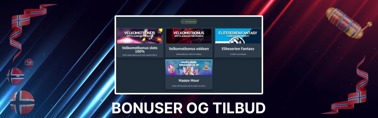 Bonuser hos miki casino norge