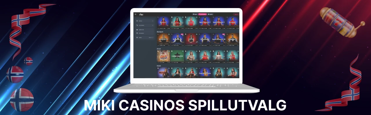 Miki casinos spillutvalg