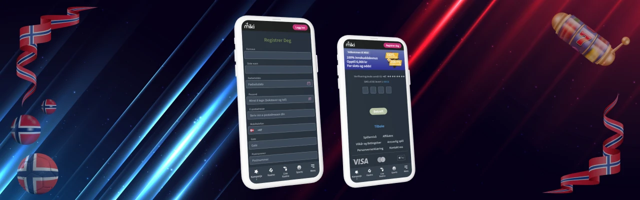 Miki registrer konto