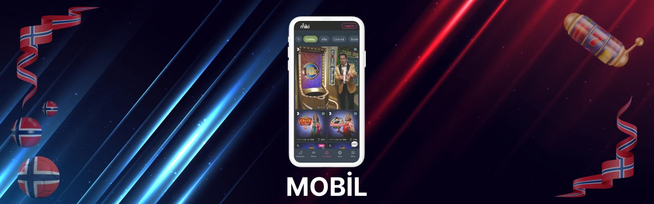 Mobilfunksjoner hos miki casino