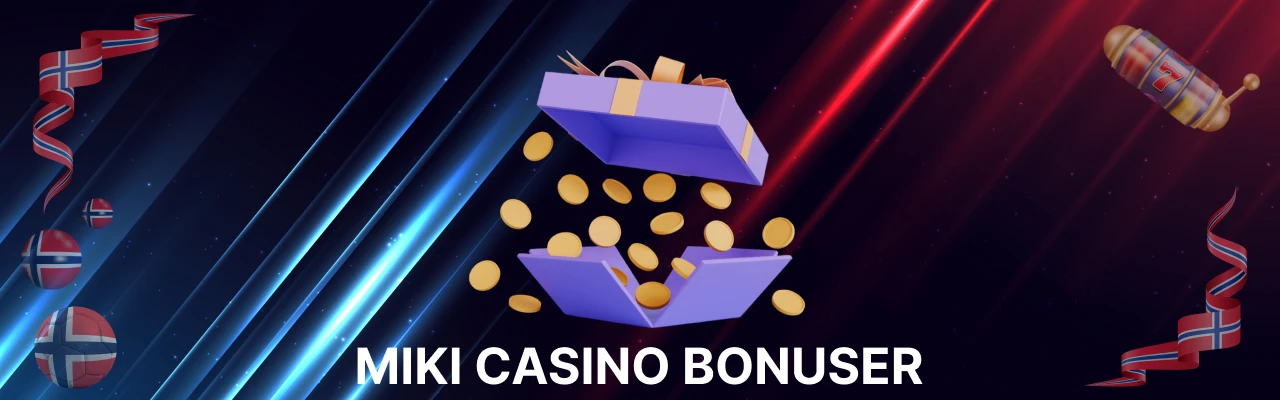 Miki live casino bonuser
