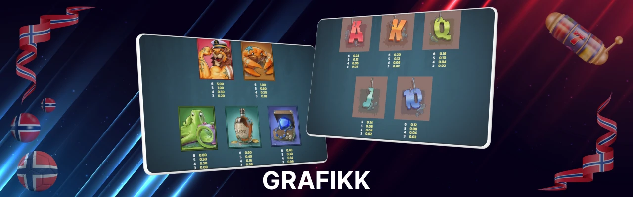 Grafikk i spilleautomaten net gains