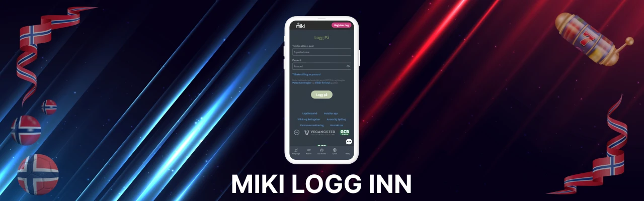 Miki logg inn i norge