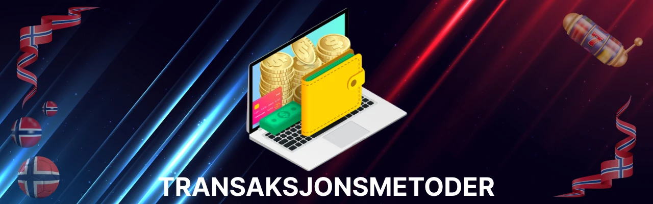 Transaksjonsmetoder for online casino