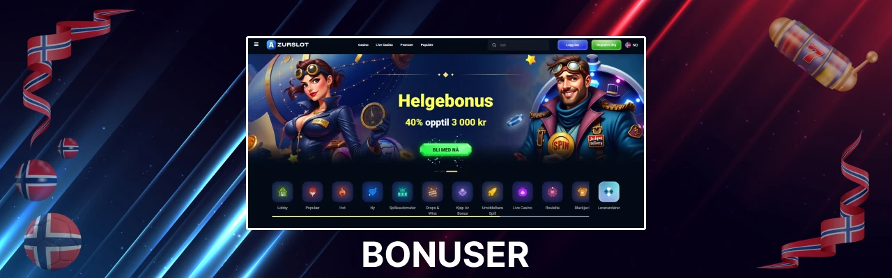 Bonuser for azurslots casino