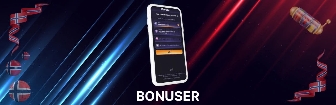 Bonuser for funbet casino
