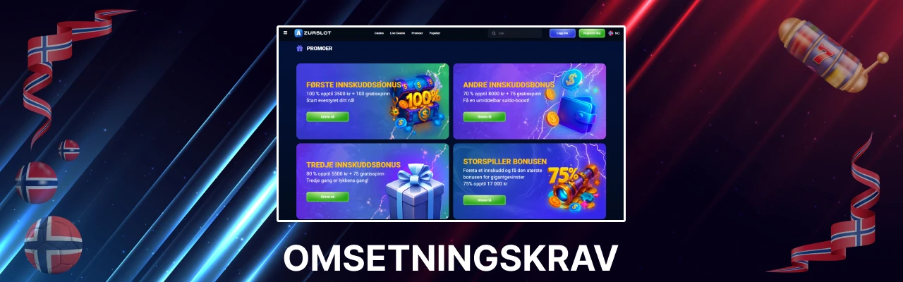 Omsetningskrav for azurslots bonuser