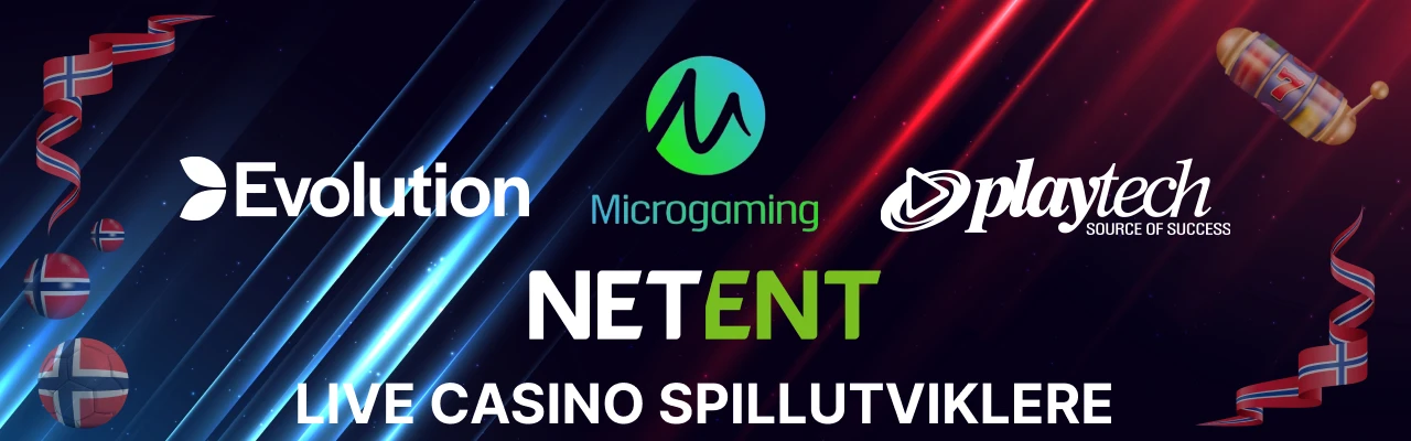 Live casino spillutviklere