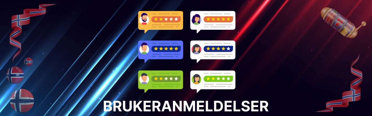 Brukeranmeldelser og erfaringer hos norske casino