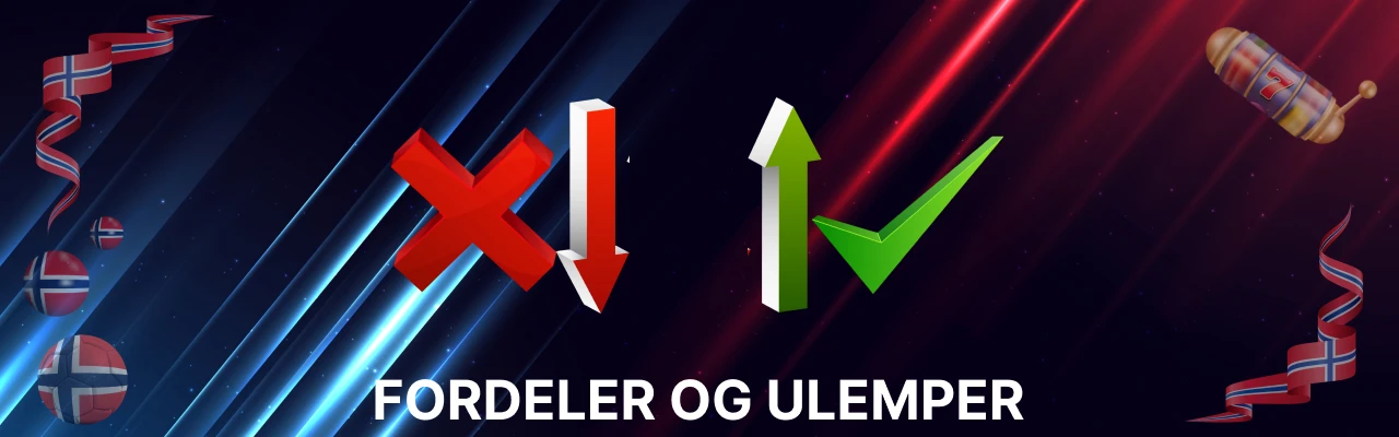 Fordeler og ulemper ved online casino