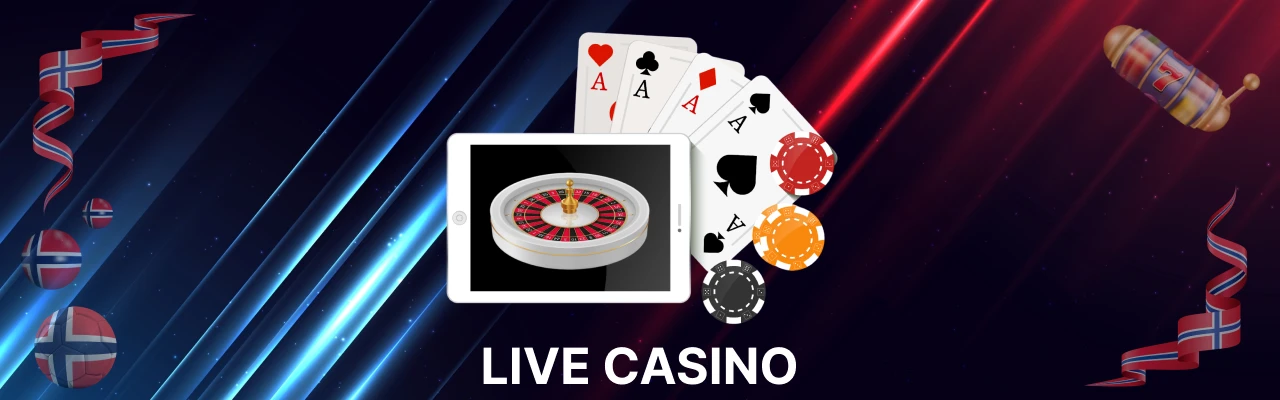 Live casino i norge